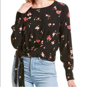 🪦 Frnch top long sleeve floral s/m